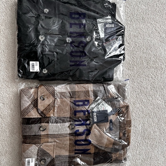 NWT BENSON APPAREL Buffalo Check Knit Jacket - Picture 3 of 3